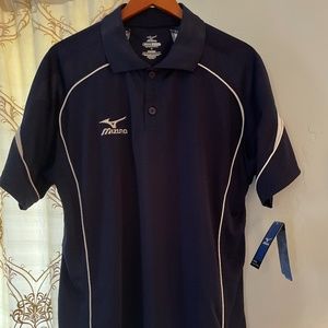Mizuno men’s blue 3 button baseball jersey